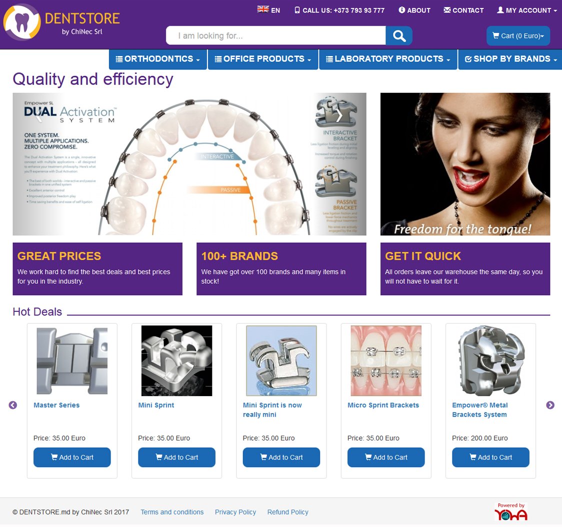 DENTSTORE.md - Quality and Eficiency